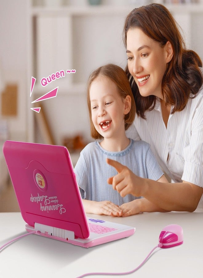 LESHITIAN Kids Laptop - 80 Learning Activities to Learn Alphabet, Words, Mathematics, Play Games and Music - Educational Learning Computer for Kids Ages 5+ - Image 3